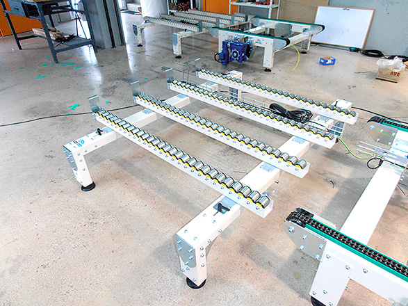 Trg Gravity Roller Conveyor For Handling Pallets Fergacom